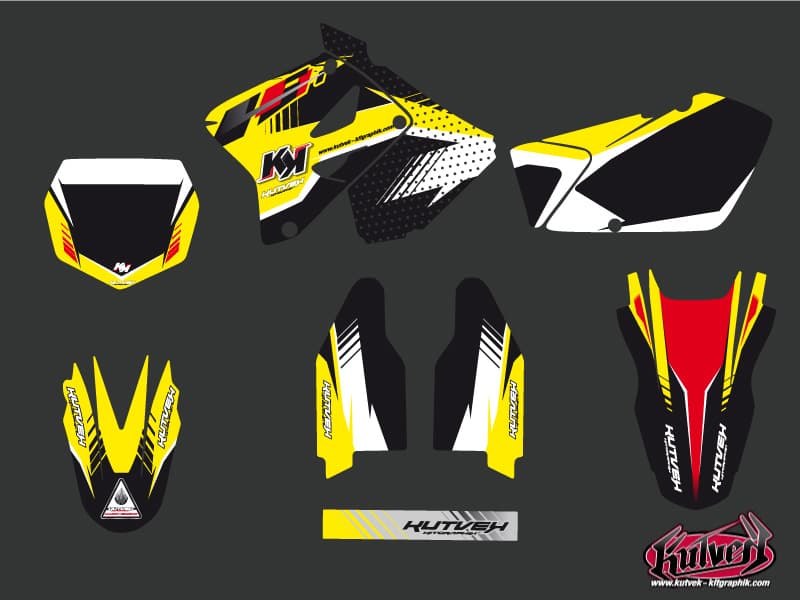 deko-set moto-cross pulsar suzuki 250 rm schwarz | Suzuki | Kutvek - View 2