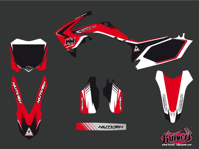 Honda 250 CRF Dirt Bike Pulsar Graphic Kit Black | Honda | Kutvek - View 2