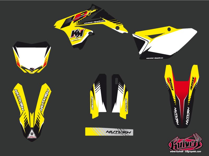deko-set moto-cross pulsar suzuki 450 rmz schwarz | Suzuki | Kutvek - View 2