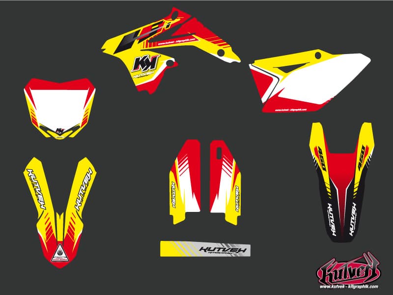 deko-set moto-cross pulsar suzuki 450 rmz rot | Suzuki | Kutvek - View 2