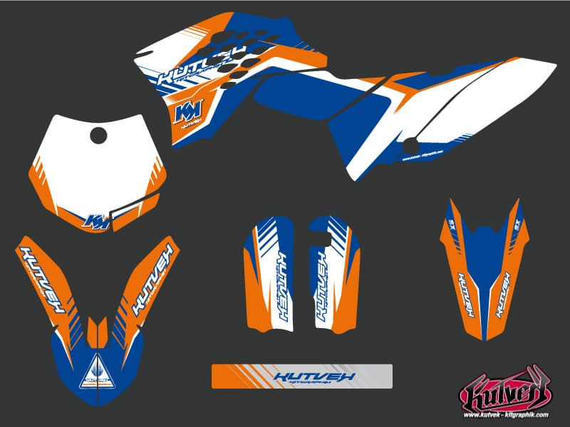 deko-set moto-cross ktm sx 65 pulsar blau | KTM | Kutvek - View 2