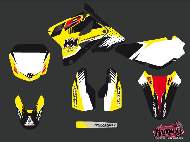 deko-set moto-cross suzuki rm 85 pulsar schwarz | Suzuki | Kutvek - View 2