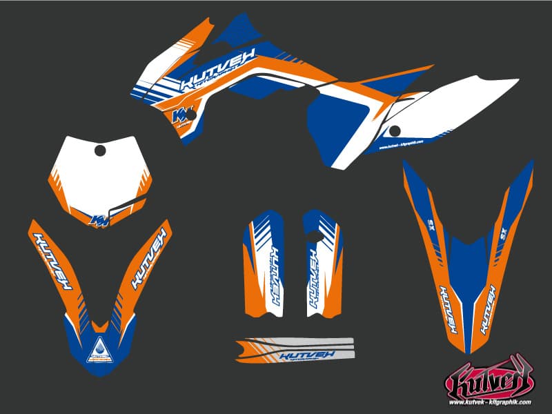 deko-set moto-cross pulsar ktm 85 sx blau | KTM | Kutvek - View 2