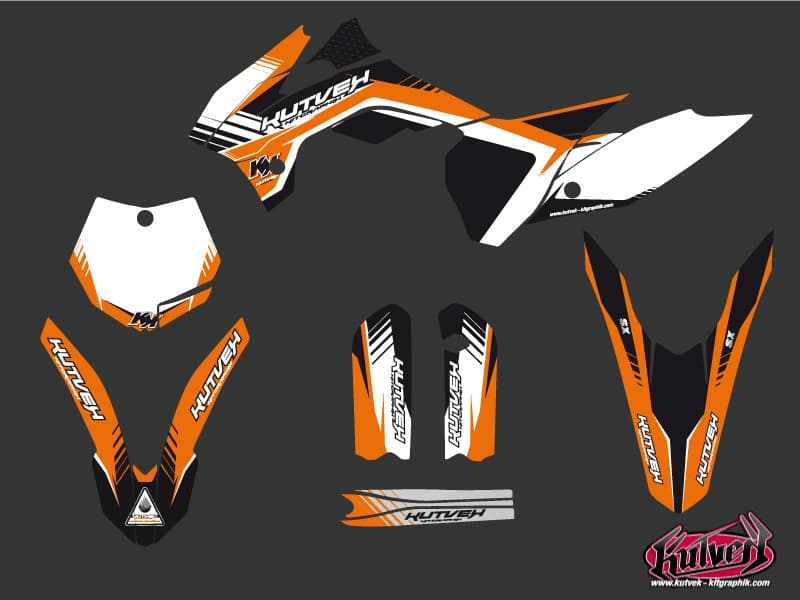 deko-set moto-cross pulsar ktm 85 sx schwarz | KTM | Kutvek - View 2