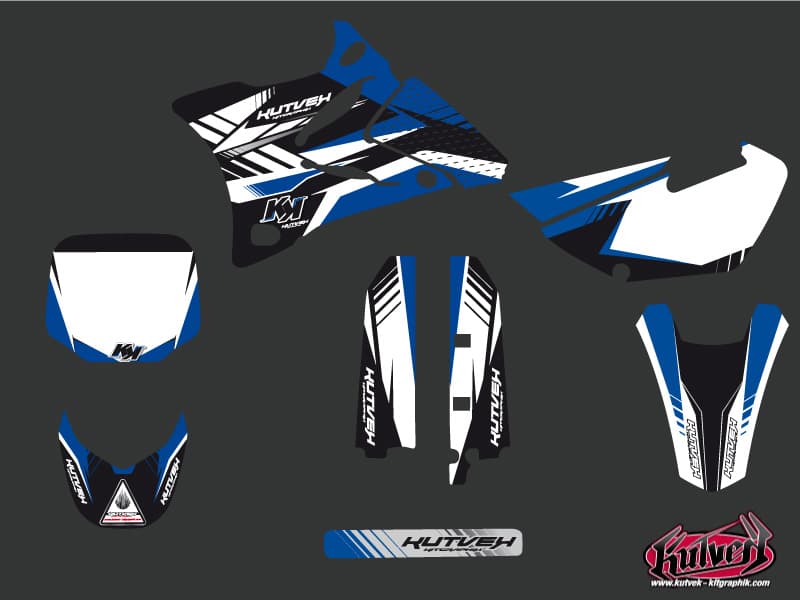 kit graphique motocross yamaha yz 85 pulsar bleu | 85 YZ | Kutvek - View 2