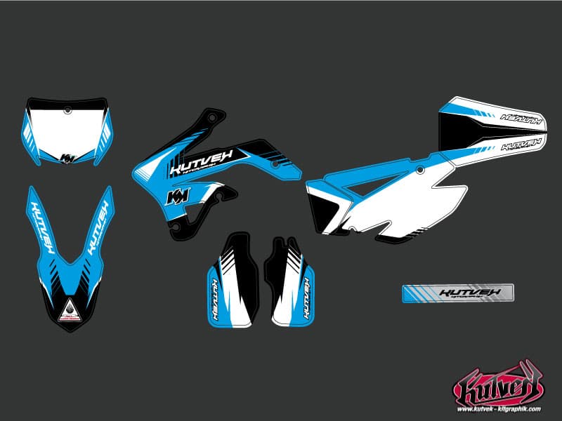 Kit graphique Moto Cross Pulsar TM EN 125 | TM | Kutvek - View 2