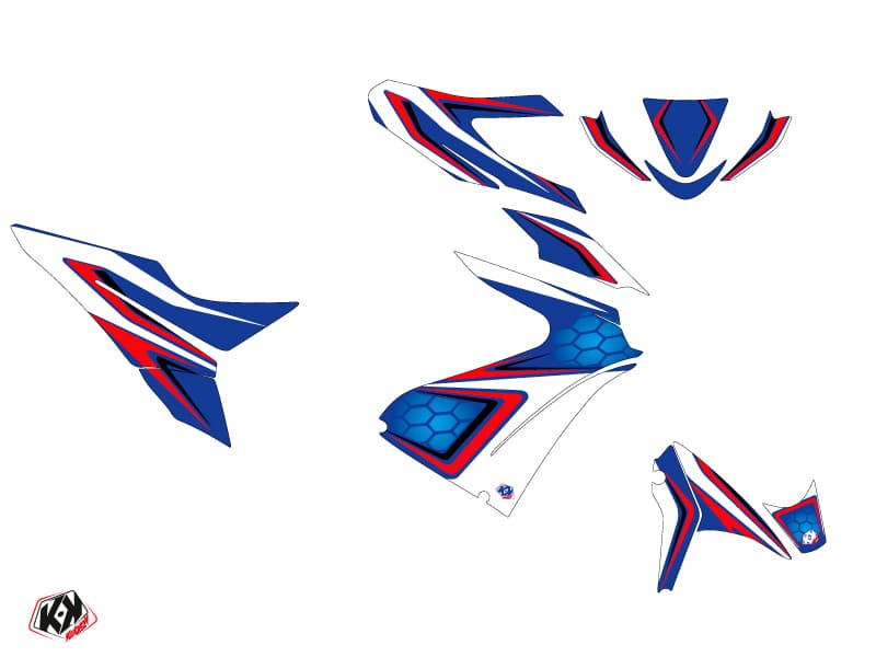 kit graphique scouter mbk nitro race bleu | MBK | Kutvek - View 2