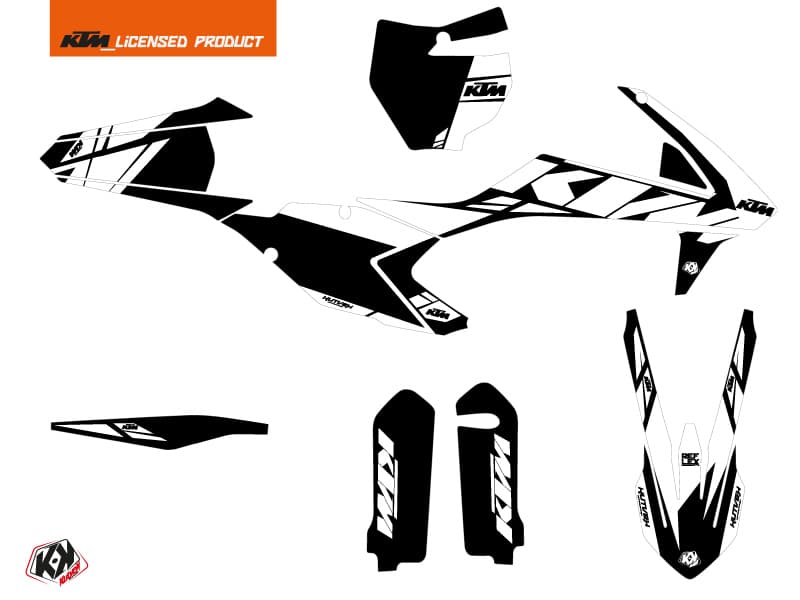 deko-set moto-cross reflex ktm 250 sxf weiß | KTM | Kutvek - View 2