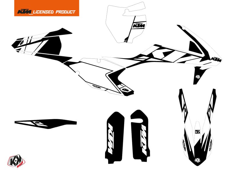 deko-set moto-cross reflex ktm 350 sxf weiß | KTM | Kutvek - View 2