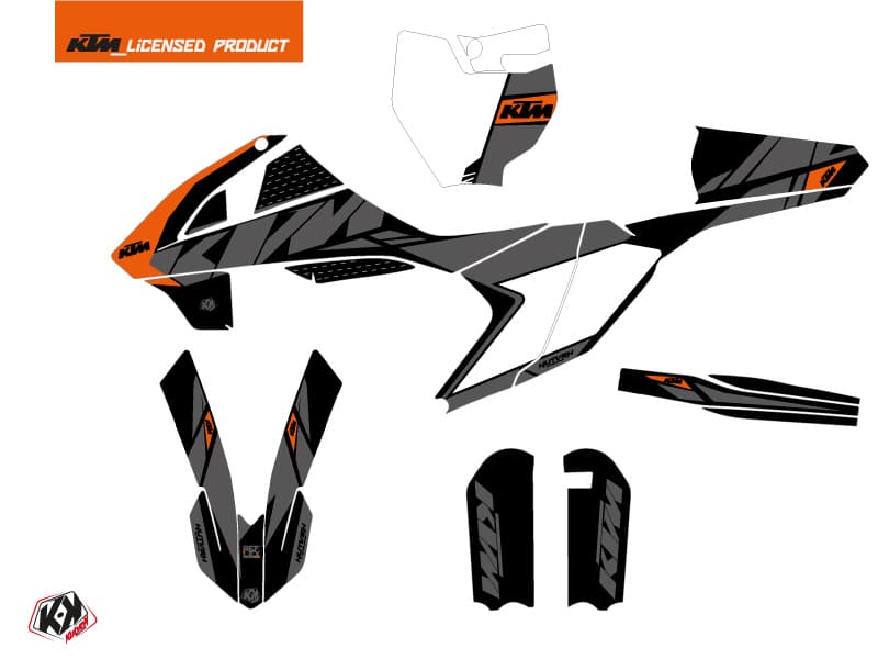 deko-set moto-cross reflex ktm 65 sx schwarz | KTM | Kutvek - View 2