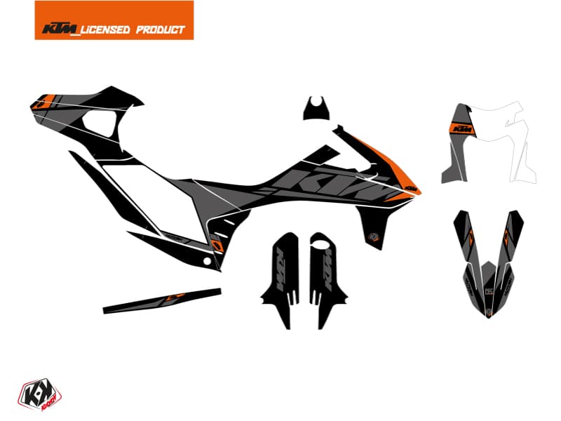 KTM 690 SMC R Dirt Bike Reflex Graphic Kit Black | KTM | Kutvek - View 2
