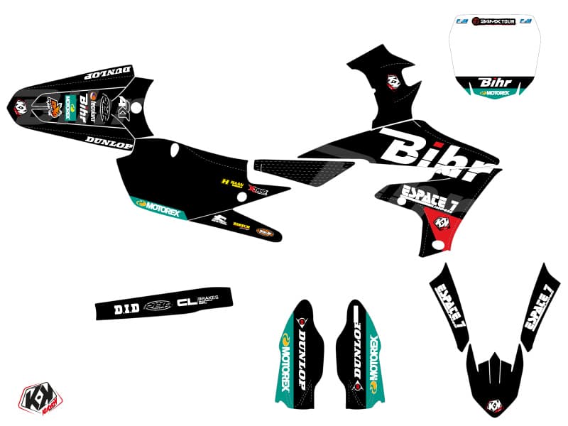 Yamaha 450 YZF Dirt Bike Replica Bihr Graphic Kit | 450 YZF | Kutvek - View 2