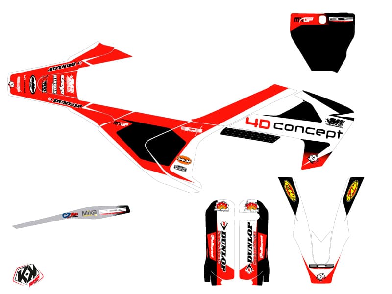 kit graphique motocross husqvarna fc 250 replica bos | Husqvarna | Kutvek - View 2