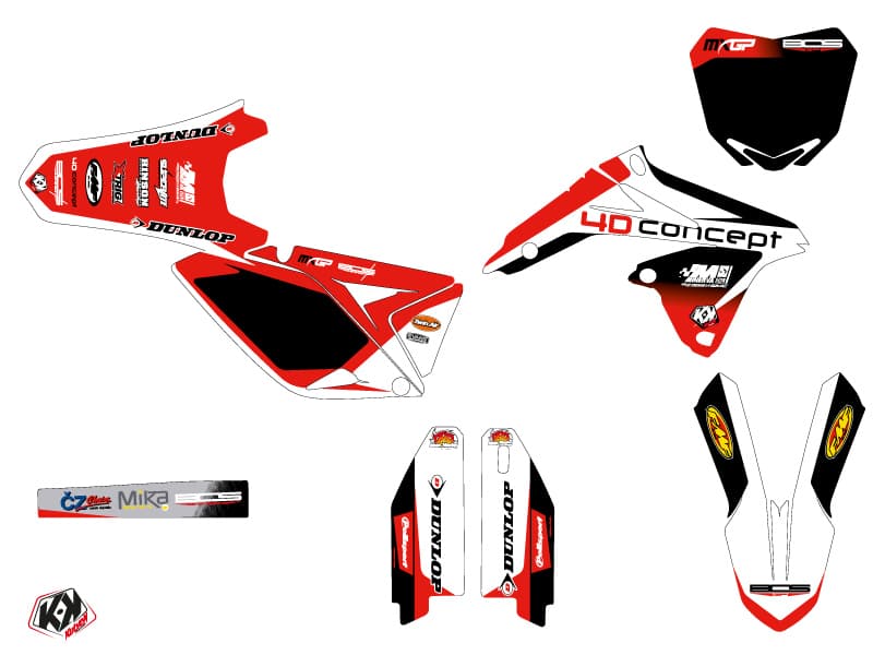 kit graphique motocross suzuki rm-z 250 replica bos | Suzuki | Kutvek - View 2