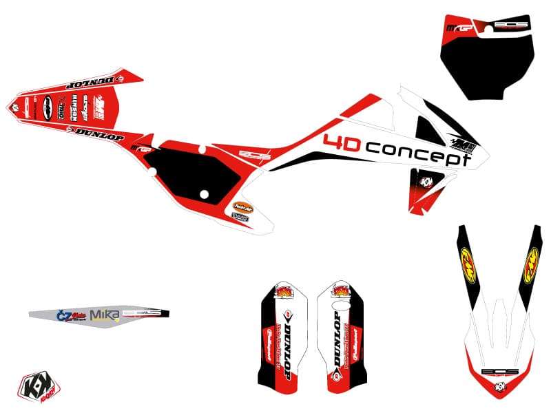 deko-set moto-cross replica bos ktm 250 sxf | KTM | Kutvek - View 2