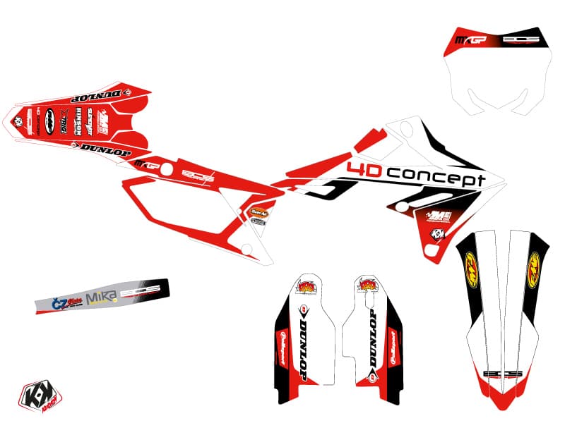 kit graphique motocross suzuki rm-z 450 replica bos | Suzuki | Kutvek - View 2