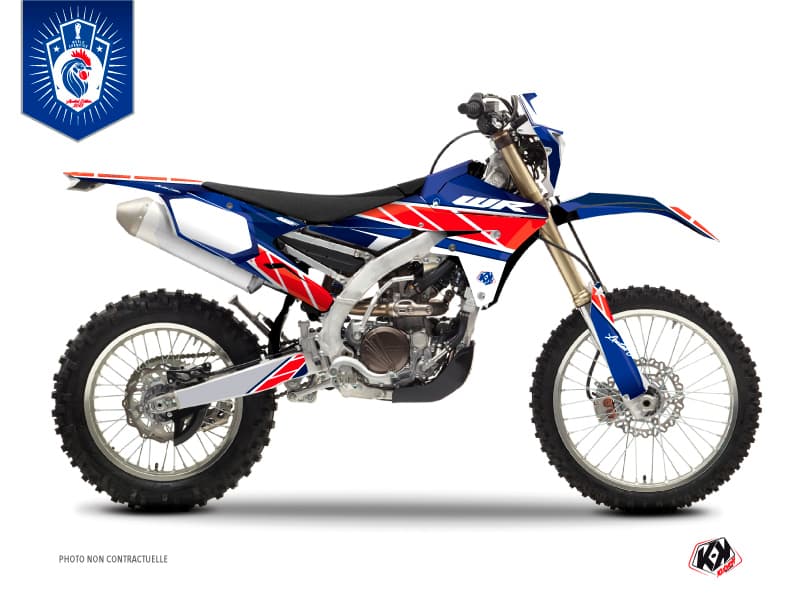 Yamaha 450 WRF Dirt Bike Replica France 2018 Limited Edition Graphic Kit | WR | Kutvek
