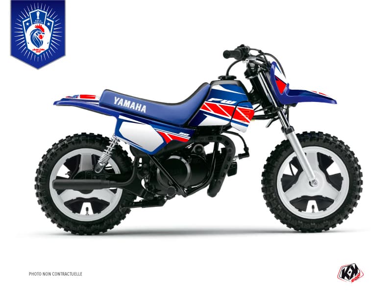 Kit graphique Moto Cross Replica France 2018 Edition Limitée Yamaha PW 50