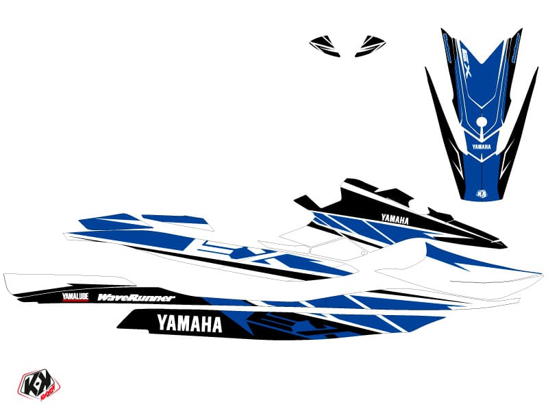 deko-set jetski yamaha ex sport replica weiß-blau | Yamaha | Kutvek - View 2