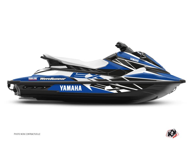 deko-set jet-ski replica yamaha ex blau