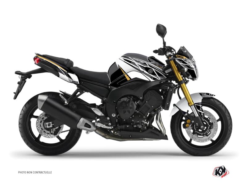 kit graphique moto replica yamaha fz 8 marron