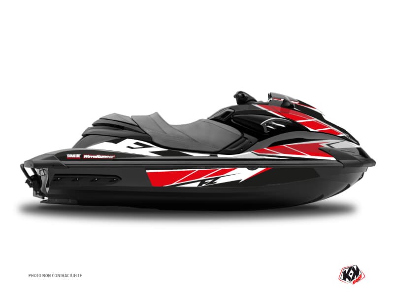 Kit graphique Jet-Ski Replica Yamaha FZR-FZS Rouge