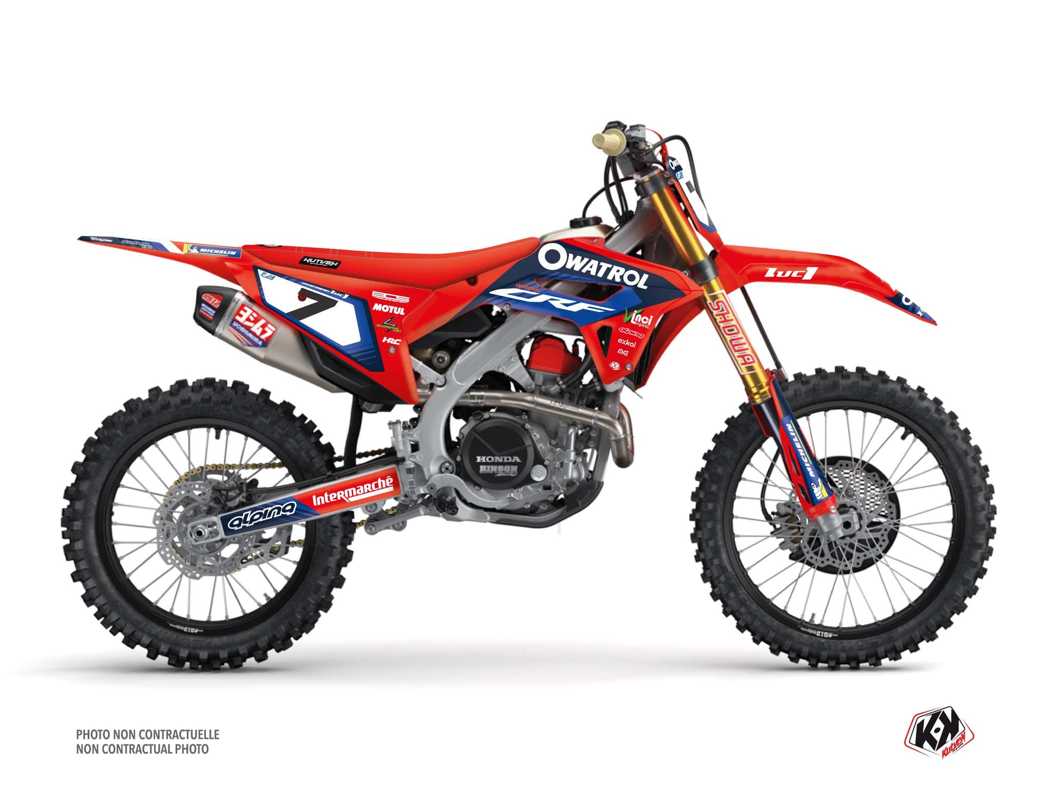 kit graphique motocross honda crf 450 r replica team luc1 k21   