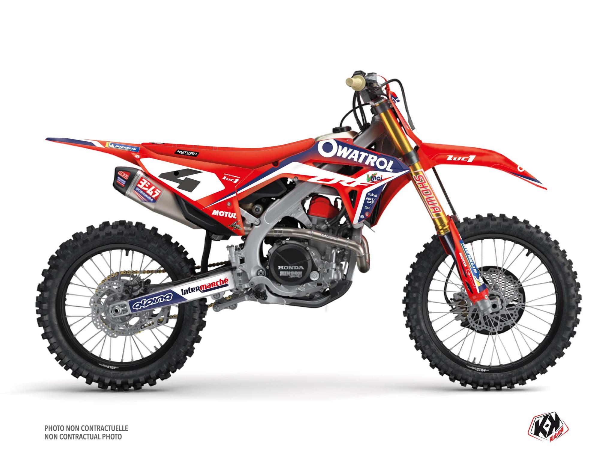 kit graphique motocross honda crf 450 r replica team luc1 k22   