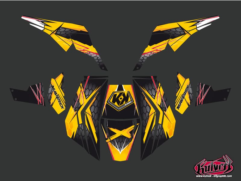 utv can-am maverick replica   graphic kit | Can am | Kutvek - View 2