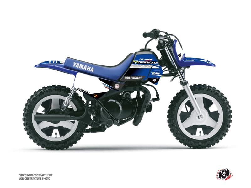 kit graphique motocross yamaha pw 50 replica potisek 2018   