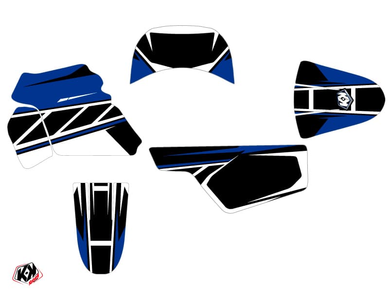Yamaha PW 50 Dirt Bike Replica Graphic Kit Blue | PW 50 | Kutvek - View 2