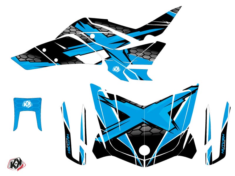 Kit graphique Hybride Replica Can Am Spyder F3 Bleu | Can am | Kutvek - View 2