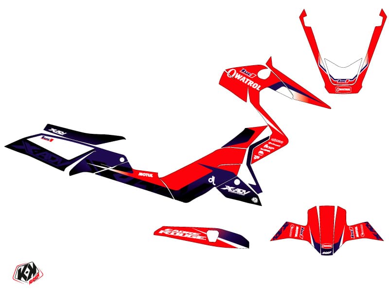 kit graphique maxi-scooter honda x-adv replica team luc1 | Honda | Kutvek - View 2
