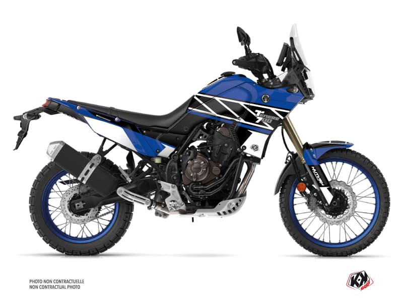 kit graphique moto yamaha tenere 700 replica bleu  