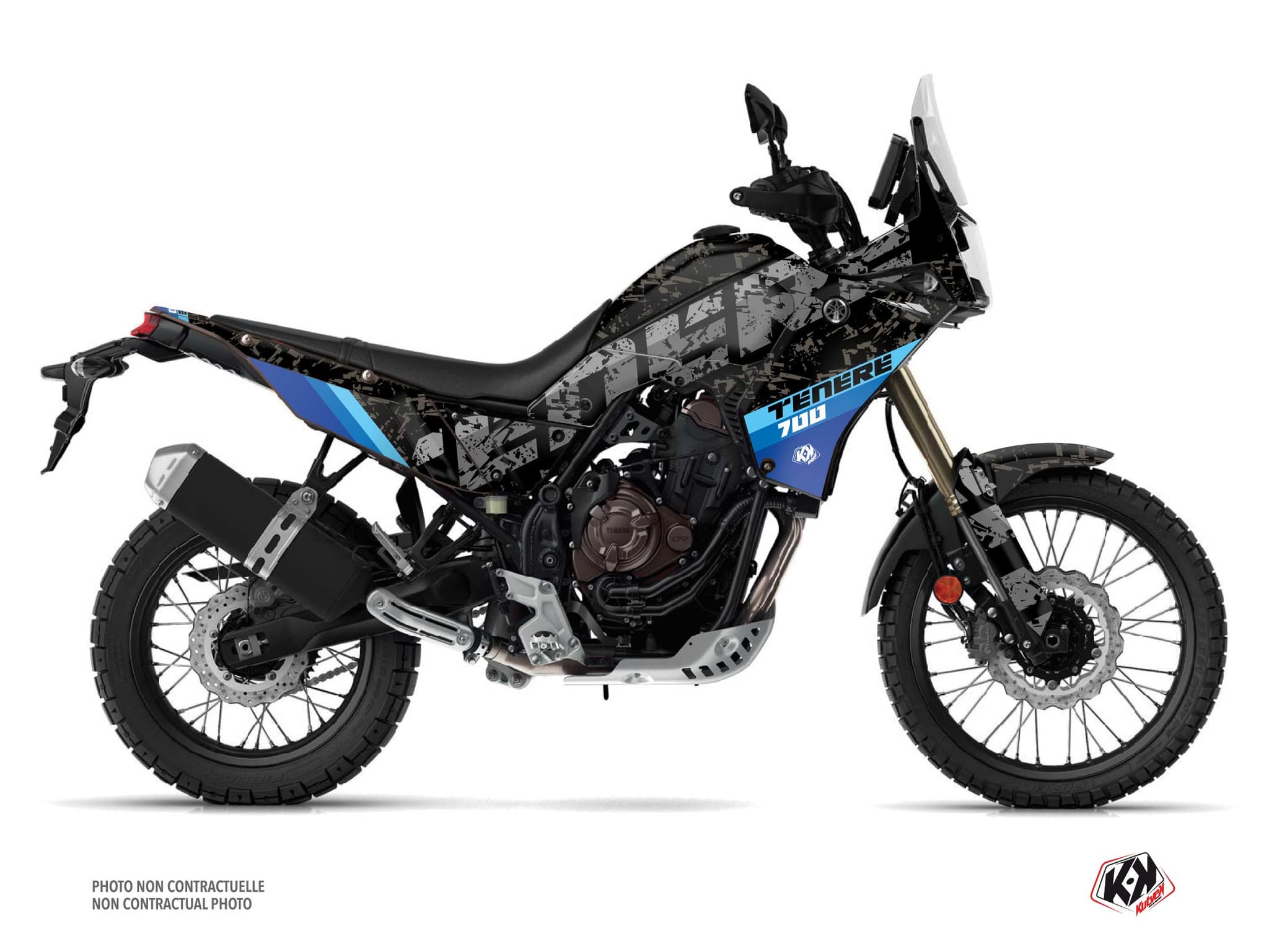 Kit graphique Moto Touareg Yamaha TENERE 700 Bleu