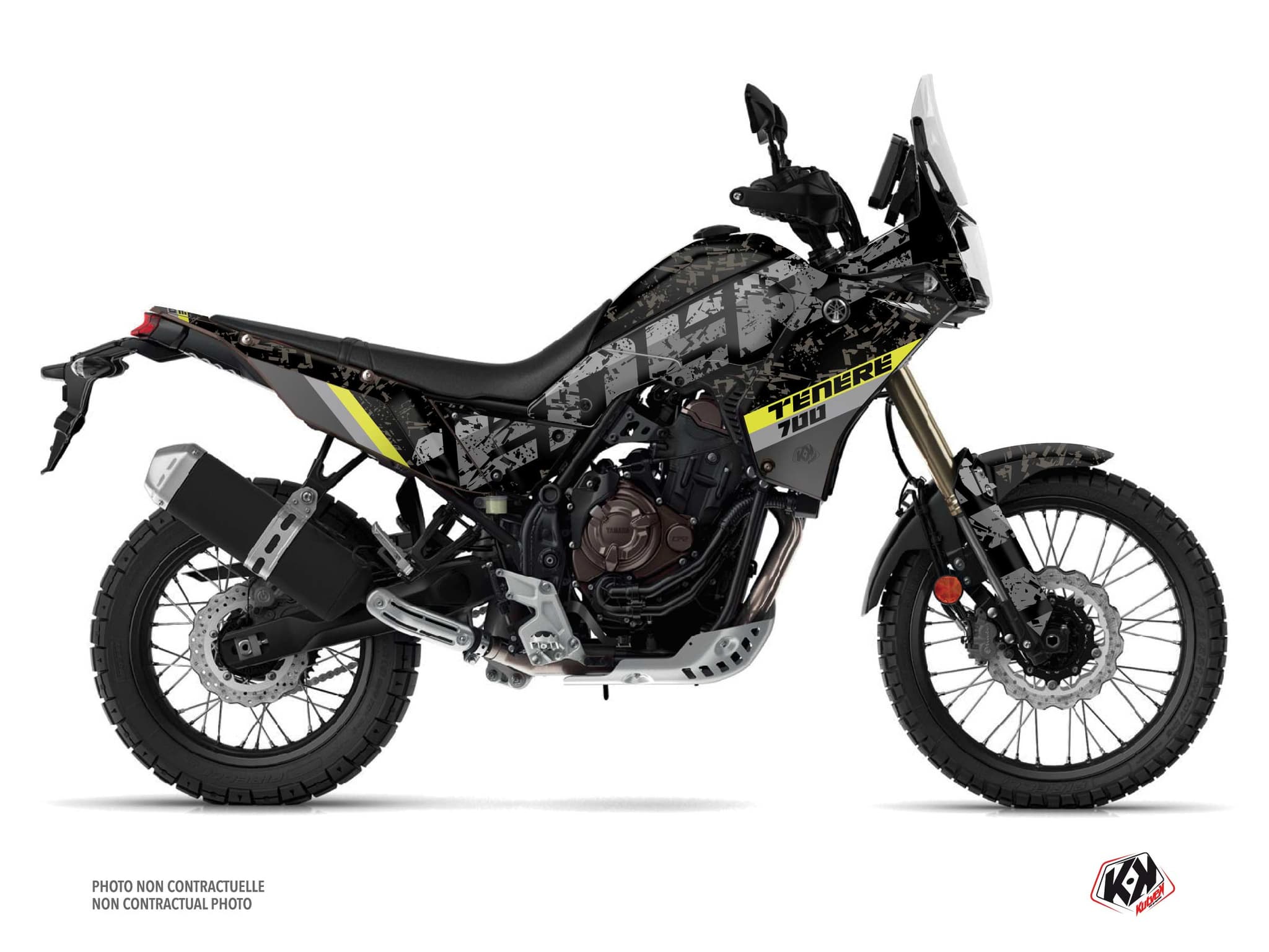 Kit graphique Moto Touareg Yamaha TENERE 700 Jaune