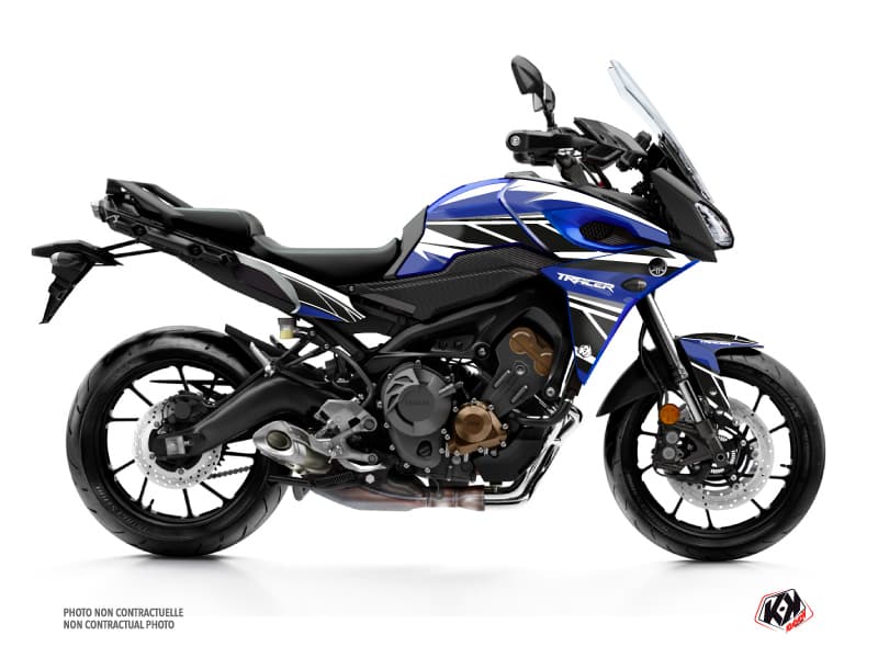 kit graphique moto yamaha tracer 900 replica bleu  