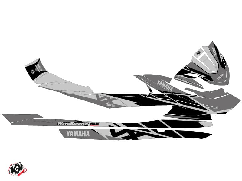 kit graphique jet-ski replica yamaha vx noir gris | Yamaha | Kutvek - View 2