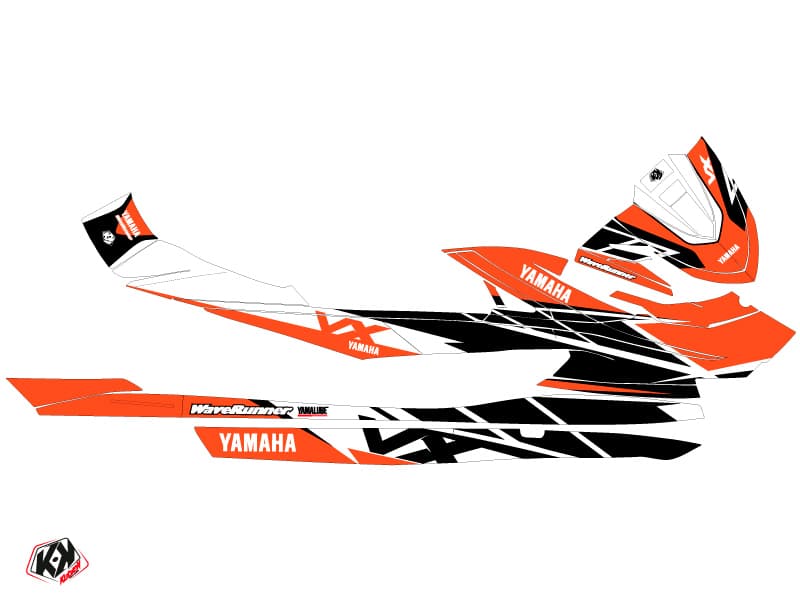 kit graphique jet-ski replica yamaha vx noir orange | Yamaha | Kutvek - View 2