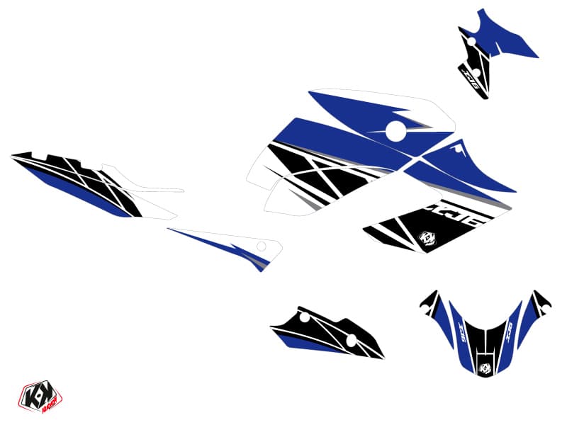 Yamaha XJ6 Street Bike Replica Graphic Kit Blue | Yamaha | Kutvek - View 2
