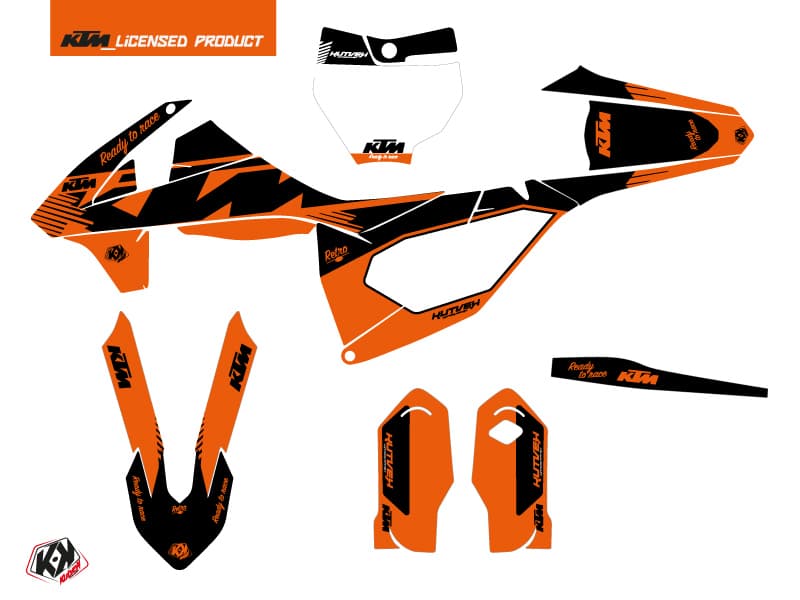 deko-set moto-cross retro ktm 85 sx orange | KTM | Kutvek - View 2
