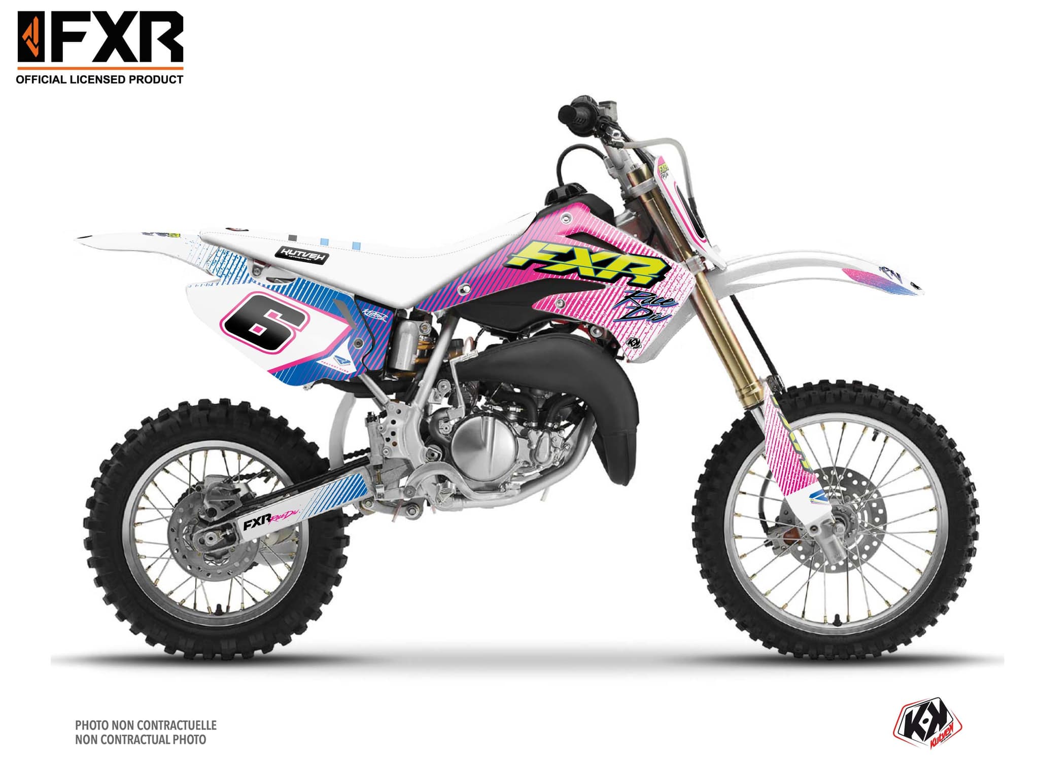kit graphique motocross honda cr 85 fxr retro