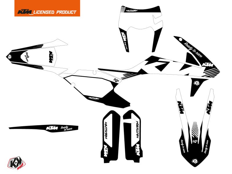 deko-set moto-cross retro ktm exc-excf schwarz | KTM | Kutvek - View 2