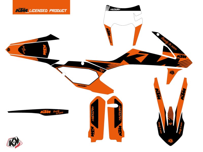 deko-set moto-cross retro ktm exc-excf orange | KTM | Kutvek - View 2