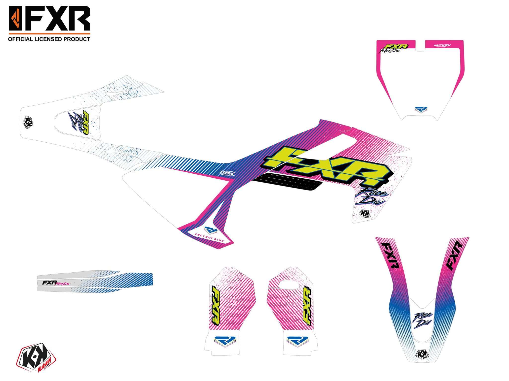 kit graphique motocross husqvarna tc 65 fxr retro | Husqvarna | Kutvek - View 2