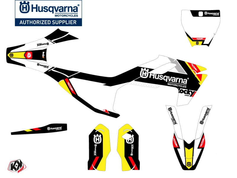 deko-set moto-cross rocky husqvarna tc 85 schwarz | Husqvarna | Kutvek - View 2