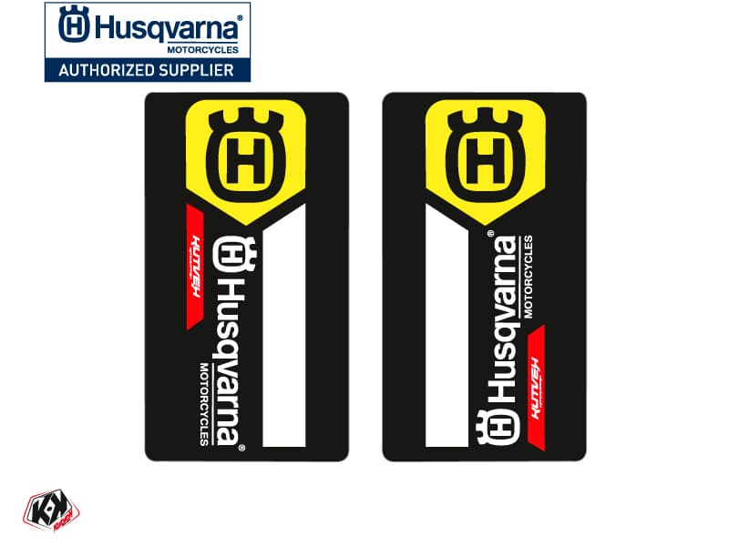 kit graphique stickers de fourche rocky motocross husqvarna tc-fc te-fe noir | Stickers de fourche | Kutvek