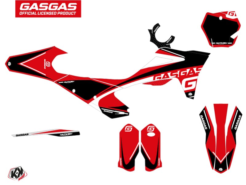 deko-set moto-cross rush gasgas mc 125 schwarz | GASGAS | Kutvek - View 2