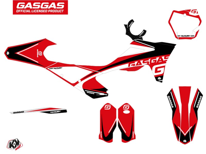 Kit Déco Moto Cross Rush GASGAS EX 300 Noir | GASGAS | Kutvek - View 2
