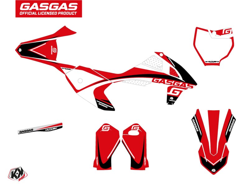 deko-set moto-cross rush gasgas mc 50 schwarz | GASGAS | Kutvek - View 2